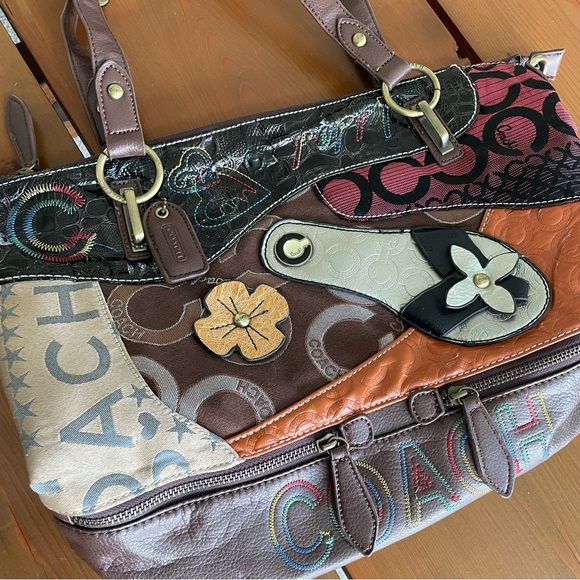 Patchwork Shoulder Bag - Picture 2 of 10